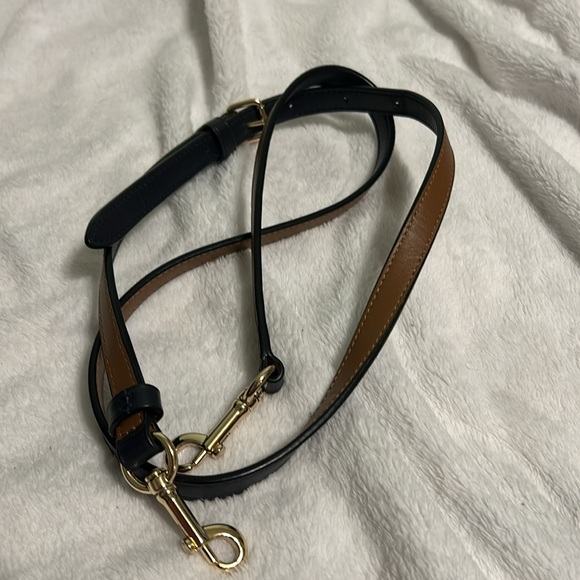 Coach Navy Blue Debossed Patent Carryall Handbag or crossbody - Picture 8 of 8